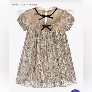 Phi Clothing
Girls Gold & Silver Sequin Dress